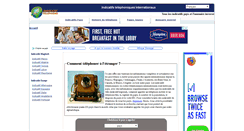 Desktop Screenshot of indicatif-telephone.net